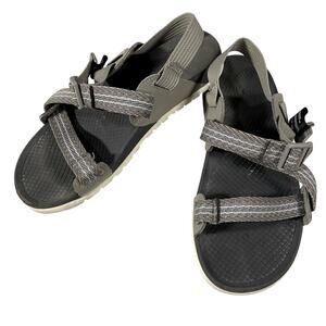 Chaco Lowdown Outdoor Hiking Strappy Sport Sandals Grey Adjustable Womens Size 7